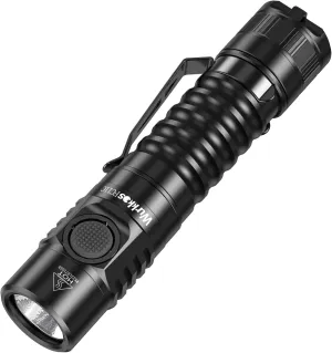 Wurkkos FC11C Led Flashlight Rechargeable High Lumen 1200, Small Powerful Flashlight USB C, Super Bright EDC Flashlight IP68 Waterproof, 155Meters Beam Distance, 90 High CRI (5000K)