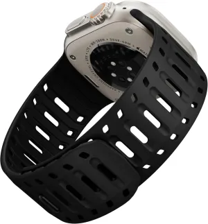 X-it Magnetic Sport Band for Apple Watch (49mm, 46mm, 45mm, 44mm) - Sweat-Proof Silicone, Breathable Unisex Strap - Compatible with iWatch Ultra 2/1, Series 10-5 SE&SE2