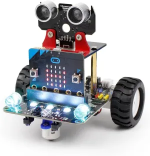 Yahboom Microbit V2 Coding Smart Robotics Toys DIY STEM Science Education RC Car Kit for Kids 10  Compatible with BBC Micro bit Classroom Teaching Props Preferred