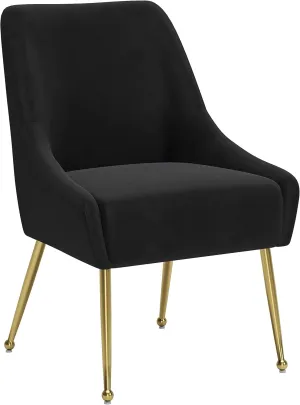 Zuo Maxine Dining Chair Black & Gold