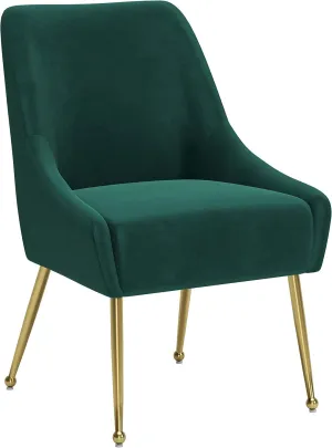 Zuo Maxine Dining Chair Green & Gold