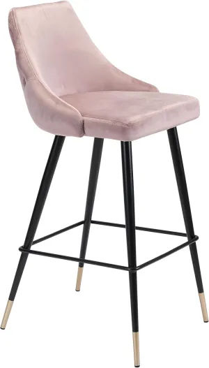 Zuo Piccolo Barstool Pink
